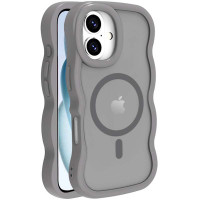 Чехол TPU+PC Undine with MagSafe для Apple iPhone 16 (6.1) - Grey
