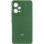 Чехол Silicone Cover Lakshmi Full Camera (AA) with logo для Xiaomi Poco X5 5G / Note 12 5G - Зеленый / Dark green