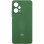 Чехол Silicone Cover Lakshmi Full Camera (AA) with logo для Xiaomi Redmi Note 12 Pro 5G - Зеленый / Dark green