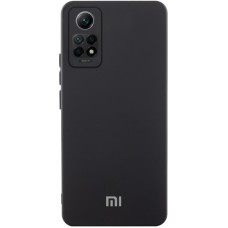 Чехол Silicone Cover Lakshmi Full Camera (AA) with logo для Xiaomi Redmi Note 12 Pro 4G - Черный / Black