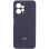 Чехол Silicone Cover Lakshmi Full Camera (AA) with logo для Xiaomi Redmi Note 12 4G - Синий / Midnight blue