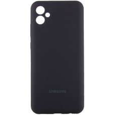 Чехол Silicone Cover Lakshmi Full Camera (AA) with logo для Samsung Galaxy A05 - Черный / Black