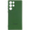Чехол Silicone Cover Lakshmi Full Camera (AA) with logo для Samsung Galaxy S24 Ultra - Зеленый / Dark green