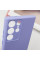 Чехол Silicone Cover Lakshmi Full Camera (AA) with logo для Samsung Galaxy S24 Ultra - Сиреневый / Dasheen - фото