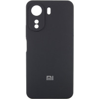 Чехол Silicone Cover Lakshmi Full Camera (AA) with logo для Xiaomi Redmi 13C / Poco C65 - Черный / Black