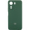Чехол Silicone Cover Lakshmi Full Camera (AA) with logo для Xiaomi Redmi 13C / Poco C65 - Зеленый / Dark green