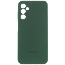 Чехол Silicone Cover Lakshmi Full Camera (AA) with logo для Samsung Galaxy A25 5G - Зеленый / Dark green