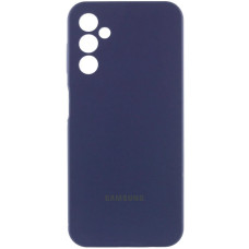 Чехол Silicone Cover Lakshmi Full Camera (AA) with logo для Samsung Galaxy A25 5G - Синий / Midnight blue