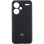 Чехол Silicone Cover Lakshmi Full Camera (AA) with logo для Xiaomi Redmi Note 13 Pro+ - Черный / Black