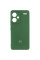 Чехол Silicone Cover Lakshmi Full Camera (AA) with logo для Xiaomi Redmi Note 13 Pro+ - Зеленый / Dark green - фото