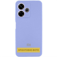 Чохол Silicone Cover Lakshmi Full Camera (AA) with logo для Xiaomi Redmi Note 13 4G - Бузковий / Dasheen