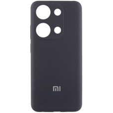 Чехол Silicone Cover Lakshmi Full Camera (AA) with logo для Xiaomi Redmi Note 13 Pro 4G - Черный / Black