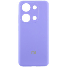 Чохол Silicone Cover Lakshmi Full Camera (AA) with logo для Xiaomi Poco X6 Pro - Бузковий / Dasheen