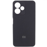 Чохол Silicone Cover Lakshmi Full Camera (AA) with logo для Xiaomi Redmi 13 4G / Poco M6 4G - Чорний / Black