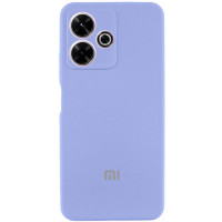 Чохол Silicone Cover Lakshmi Full Camera (AA) with logo для Xiaomi Redmi 13 4G / Poco M6 4G - Бузковий / Dasheen
