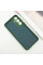 Чехол Silicone Cover Lakshmi Full Camera (AA) with logo для Samsung Galaxy S24 FE - Зеленый / Dark green - фото