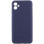 Чехол Silicone Cover Lakshmi Full Camera (AA) with logo для Samsung Galaxy A06 - Синий / Midnight blue