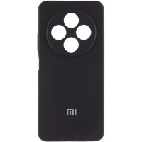 Чохол Silicone Cover Lakshmi Full Camera (AA) with logo для Xiaomi Redmi 14C / Poco C75 - Чорний / Black
