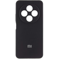 Чохол Silicone Cover Lakshmi Full Camera (AA) with logo для Xiaomi Redmi 14C / Poco C75 - Чорний / Black