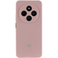 Чехол Silicone Cover Lakshmi Full Camera (AA) with logo для Xiaomi Redmi 14C / Poco C75 - Розовый / Pink Sand