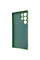 Чохол Silicone Cover Lakshmi Full Camera (AA) with logo для Samsung Galaxy S25 Ultra - Зелений / Dark green - фото