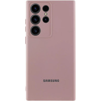 Чохол Silicone Cover Lakshmi Full Camera (AA) with logo для Samsung Galaxy S25 Ultra - Рожевий / Pink Sand