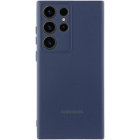 Чохол Silicone Cover Lakshmi Full Camera (AA) with logo для Samsung Galaxy S25 Ultra - Синій / Midnight blue