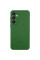 Чохол Silicone Cover Lakshmi Full Camera (AA) with logo для Samsung Galaxy S25 - Зелений / Dark green - фото