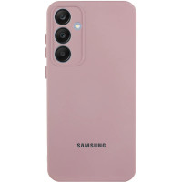 Чохол Silicone Cover Lakshmi Full Camera (AA) with logo для Samsung Galaxy S25 - Рожевий / Pink Sand