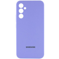 Чохол Silicone Cover Lakshmi Full Camera (AA) with logo для Samsung Galaxy A36 5G - Бузковий / Dasheen