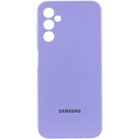 Чохол Silicone Cover Lakshmi Full Camera (AA) with logo для Samsung Galaxy A26 5G - Бузковий / Dasheen