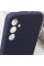 Чохол Silicone Cover Lakshmi Full Camera (AA) with logo для Samsung Galaxy A56 5G - Синій / Midnight blue - фото