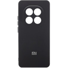 Чехол Silicone Cover Lakshmi Full Camera (AA) with logo для Xiaomi Redmi Note 14 Pro+ 5G - Черный / Black