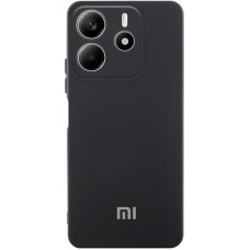 Чехол Silicone Cover Lakshmi Full Camera (AA) with logo для Xiaomi Redmi Note 14 4G (Int. version) - Черный / Black