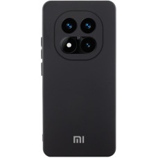 Чохол Silicone Cover Lakshmi Full Camera (AA) with logo для Xiaomi Redmi Note 14 Pro 4G/5G - Чорний / Black
