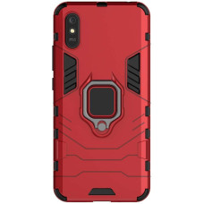Ударостійкий чохол Transformer Ring for Magnet для Xiaomi Redmi 9A - Червоний / Dante Red