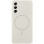Custodia Silicone Cover Lakshmi Full Camera (AA) with MagFit per Samsung Galaxy S21 FE - Bianco / White