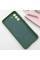 Чохол Silicone Cover Lakshmi Full Camera (AA) with MagFit для Samsung Galaxy S21 FE - Зелений / Dark green - фото