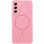 Чохол Silicone Cover Lakshmi Full Camera (AA) with MagFit для Samsung Galaxy S21 FE - Рожевий / Light pink