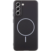 Чохол Silicone Cover Lakshmi Full Camera (AA) with MagFit для Samsung Galaxy S21 FE - Чорний / Black