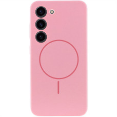 Чохол Silicone Cover Lakshmi Full Camera (AA) with MagFit для Samsung Galaxy S23 - Рожевий / Light pink
