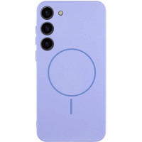 Чехол Silicone Cover Lakshmi Full Camera (AA) with MagFit для Samsung Galaxy S23 - Сиреневый / Dasheen