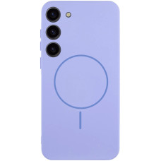 Чохол Silicone Cover Lakshmi Full Camera (AA) with MagFit для Samsung Galaxy S23 - Бузковий / Dasheen