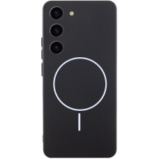 Чохол Silicone Cover Lakshmi Full Camera (AA) with MagFit для Samsung Galaxy S23 - Чорний / Black