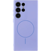 Custodia Silicone Cover Lakshmi Full Camera (AA) with MagFit per Samsung Galaxy S23 Ultra - Lilla / Dasheen