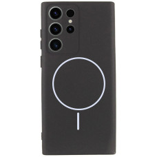 Чохол Silicone Cover Lakshmi Full Camera (AA) with MagFit для Samsung Galaxy S23 Ultra - Чорний / Black