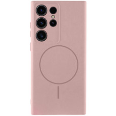 Чохол Silicone Cover Lakshmi Full Camera (AA) with MagFit для Samsung Galaxy S23 Ultra - Рожевий / Pink Sand