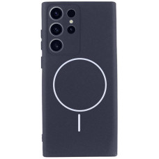 Чохол Silicone Cover Lakshmi Full Camera (AA) with MagFit для Samsung Galaxy S23 Ultra - Темно-синій / Midnight blue