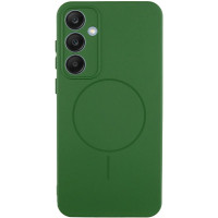 Чохол Silicone Cover Lakshmi Full Camera (AA) with MagFit для Samsung Galaxy S24 - Зелений / Dark green