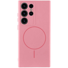 Чохол Silicone Cover Lakshmi Full Camera (AA) with MagFit для Samsung Galaxy S24 Ultra - Рожевий / Light pink